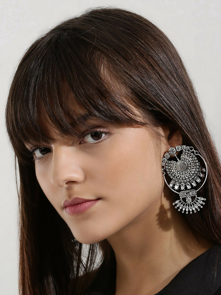 Medusa Crystal Boho Earrings