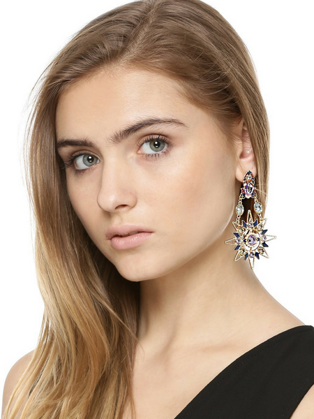 Moon Sun Stone Earrings