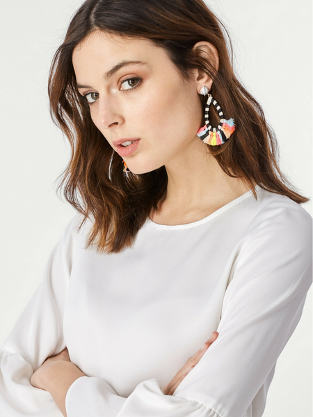 Vivian Tassel Rainbow Earrings