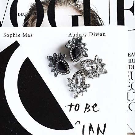 Ecstasy Black Earrings