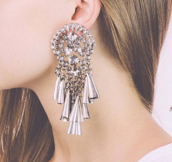 Yoland Crystal Boho Earrings