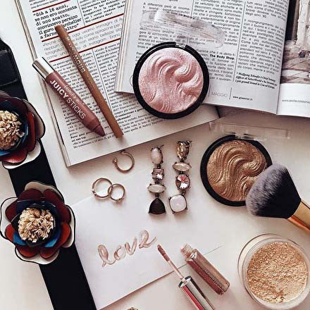 Amber Pink Crystal Earrings