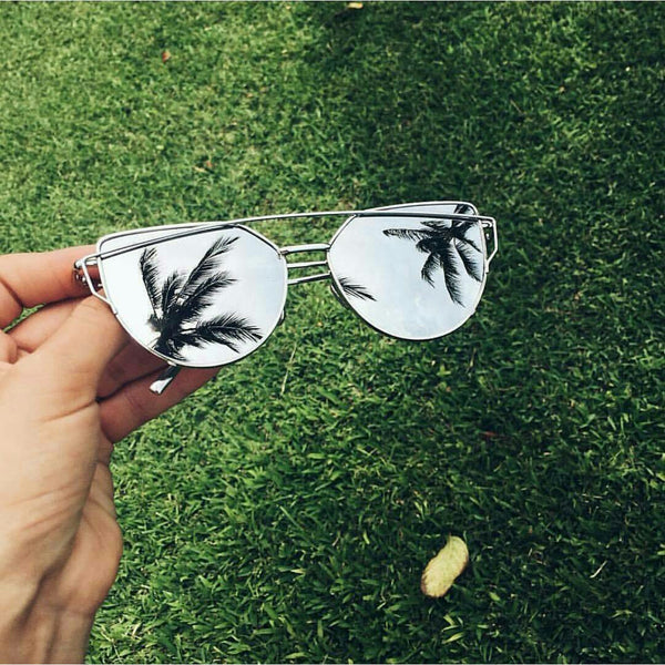 VALENTINO SILVER SUNGLASSES