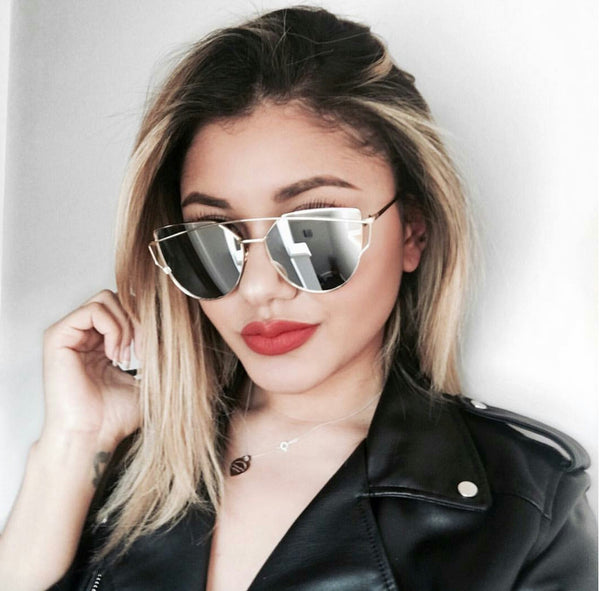 VALENTINO SILVER SUNGLASSES