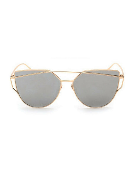 VALENTINO SILVER/ GOLD SUNGLASSES