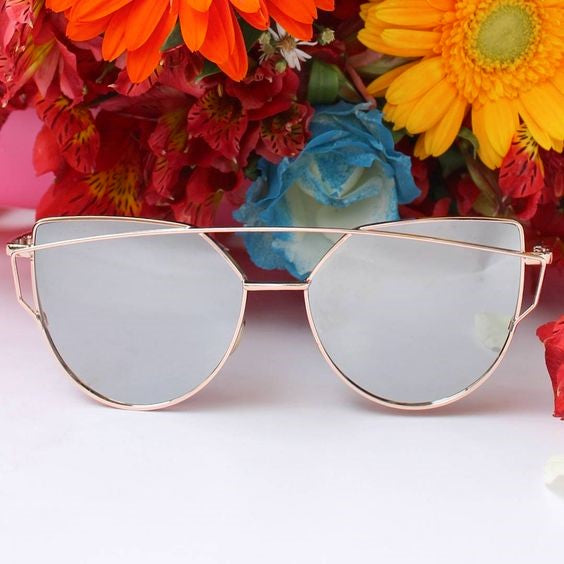 VALENTINO SILVER/ GOLD SUNGLASSES