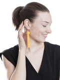 Sunshine Knot Tassel Earrings