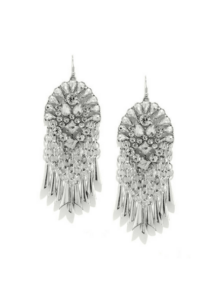 Rangeen Chandbalis Earrings (Black)