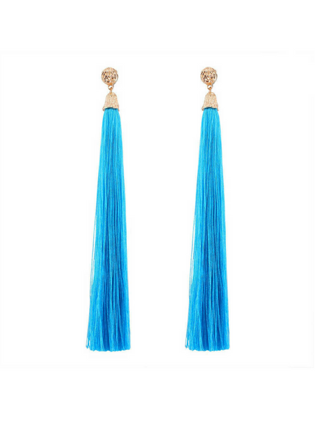 Fringe Tassel Pink Earrings