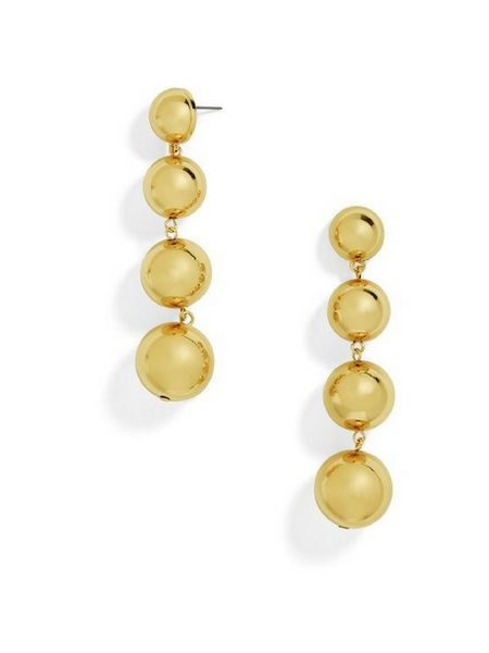 Crystal Frost with Marble Design Earrings