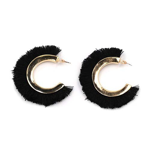 Arch Earrings Black