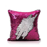 Mermaid Cushion Cover - Silver/Pink