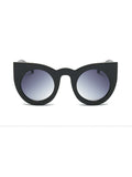 RETRO CAT EYE BLACK SUNGLASSES